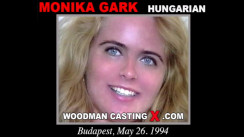 Look at Monica Gark getting her porn audition. Erotic meeting between Pierre Woodman and Monica Gark, a  girl. 