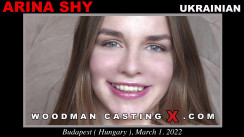 Access Arina Shy casting in streaming. A  girl, Arina Shy will have sex with Pierre Woodman. 