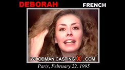 Download Deborah casting video files. Pierre Woodman undress Deborah, a  girl. 
