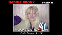 Access Nadine Bronx casting in streaming. Pierre Woodman undress Nadine Bronx, a  girl. 
