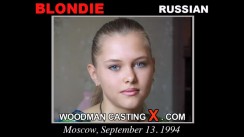 Watch Blondie first XXX video. A  girl, Blondie will have sex with Pierre Woodman. 