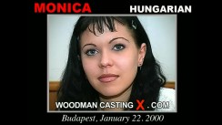 Download Monica casting video files. Pierre Woodman undress Monica, a  girl. 