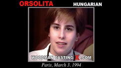 Download Orsolita casting video files. Pierre Woodman undress Orsolita, a  girl. 