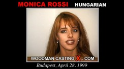 Watch our casting video of Monica Rossi. Erotic meeting between Pierre Woodman and Monica Rossi, a  girl. 