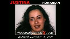 Look at Justina getting her porn audition. Erotic meeting between Pierre Woodman and Justina, a  girl. 