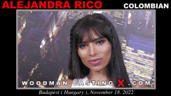 Access Alejandra Rico casting in streaming. A  girl, Alejandra Rico will have sex with Pierre Woodman. 