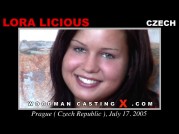 Casting of LORA LICIOUS video