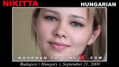 Download Nikitta casting video files. Pierre Woodman undress Nikitta, a  girl. 