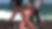 Tarra White and Anetta Keys - XXXX - beach + 2 boys