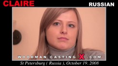 Watch our casting video of Claire. Erotic meeting between Pierre Woodman and Claire, a  girl. 