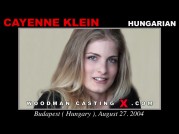 See the audition of Cayenne Klein