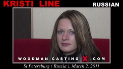Look at Kristi Line getting her porn audition. Erotic meeting between Pierre Woodman and Kristi Line, a  girl. 