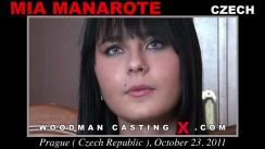 Look at Mia Manarote getting her porn audition. Erotic meeting between Pierre Woodman and Mia Manarote, a  girl. 