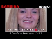 Casting of BAMBINA video