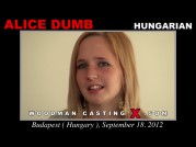 Casting of ALICE DUMB video