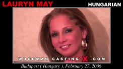 Download Lauryn May casting video files. Pierre Woodman undress Lauryn May, a  girl. 