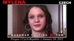 Download Mylena casting video files. A  girl, Mylena will have sex with Pierre Woodman. 