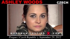 Download Ashley Woods casting video files. A  girl, Ashley Woods will have sex with Pierre Woodman. 