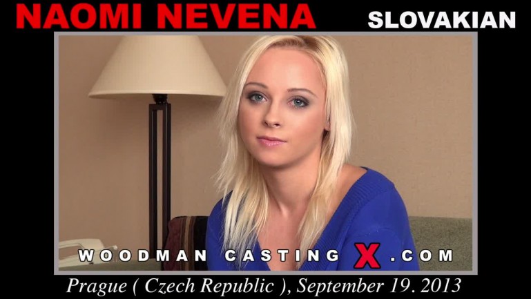 [PornoWorld] Woodman CASTING X - Naomi Nevena ебется в попку в наезднице (анал, casting)