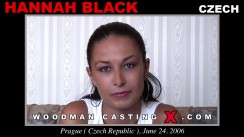 Watch our casting video of Hannah Black. Erotic meeting between Pierre Woodman and Hannah Black, a  girl. 