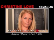 Casting of CHRISTINE LOVE video