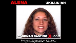 Download Alena casting video files. Pierre Woodman undress Alena, a  girl. 